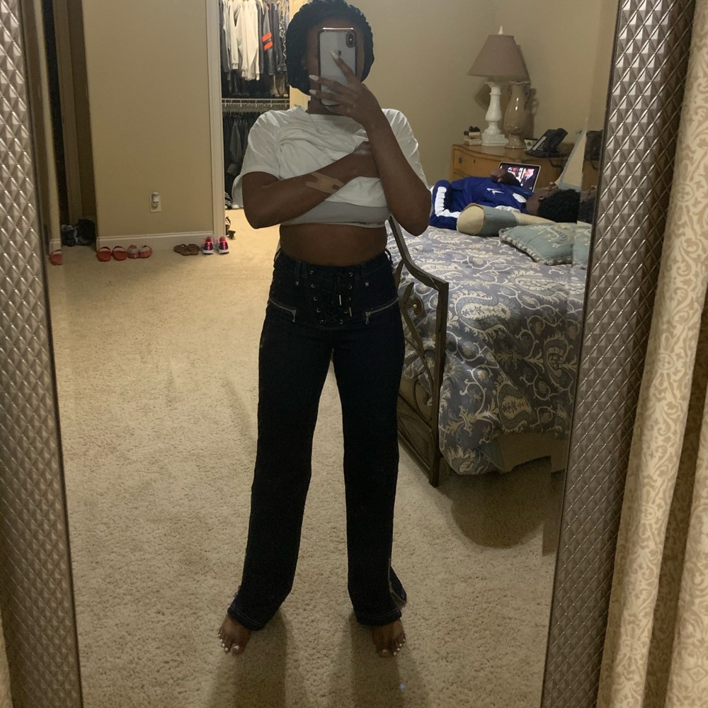 Dark Wash Tiger Mist Pants